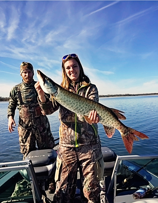 Northern MN muskie fishing in the fall