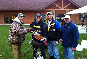 Remington Guide Service, Randy Erola serving up fish fry